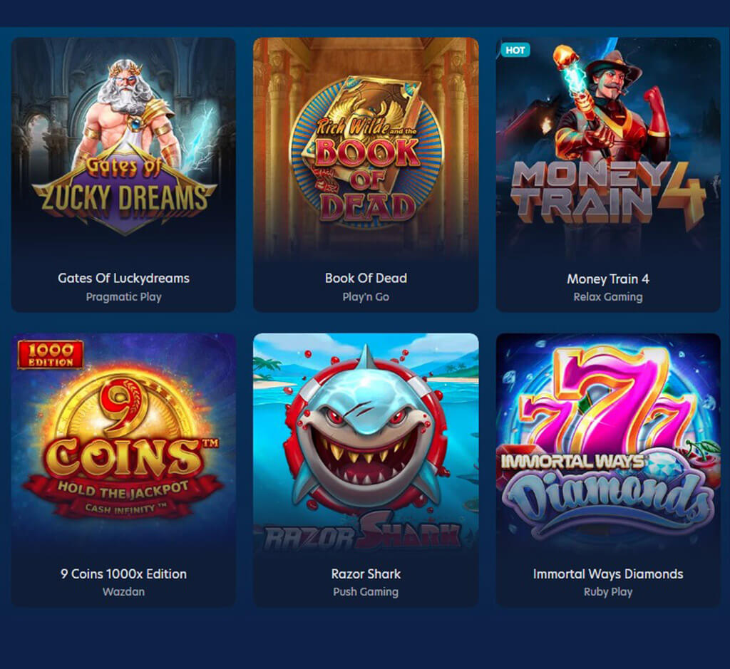 Lucky Dreams beliebte Spiele auf dem Desktop